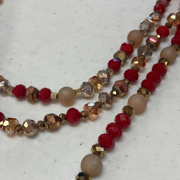 🎉HP🎉NWT Ashlyn Rose Beaded Necklace - Picture 6 of 7